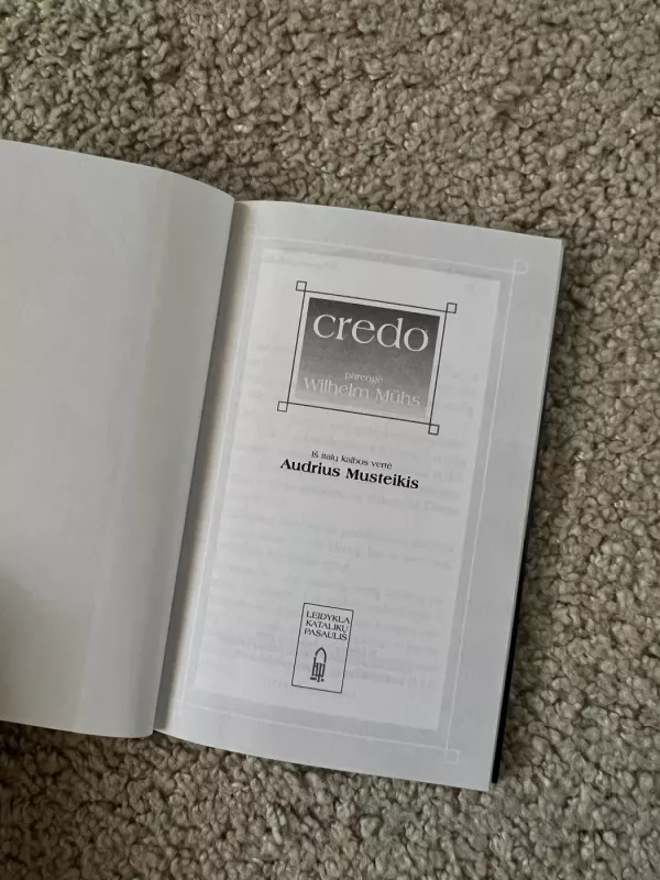 Credo. 365 mintys apie tikėjimą - Wilhelm Muhs, knyga 5