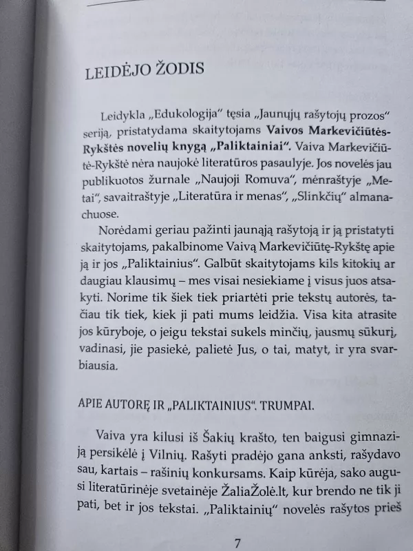 Paliktainiai - Vaiva Markevičiūtė-Rykštė, knyga 6