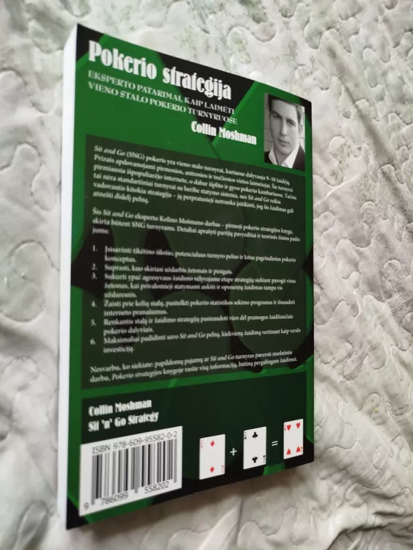 Pokerio strategija - Collin Moshman, knyga 6