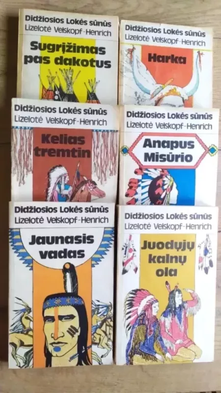 Didžiosios Lokės sūnūs (6 knygos) - Lizelotė Velskopf-Henrich, knyga 2