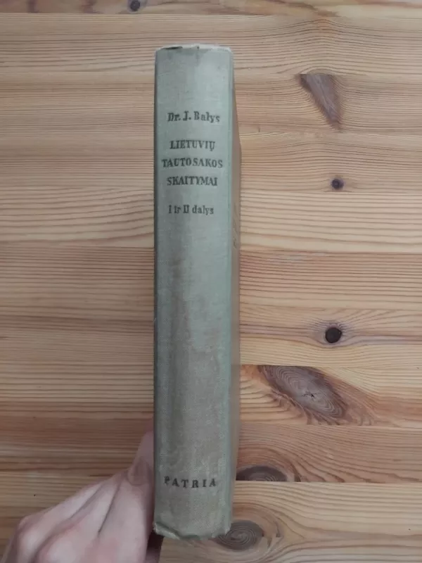 Lietuvių tautosakos skaitymai I-II - J. Balys, knyga 3