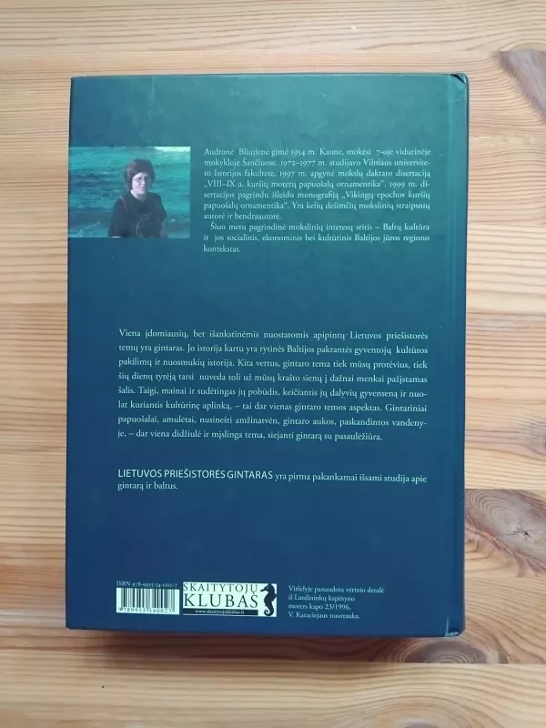 Lietuvos priešistorės gintaras - Audronė Bliujienė, knyga 3