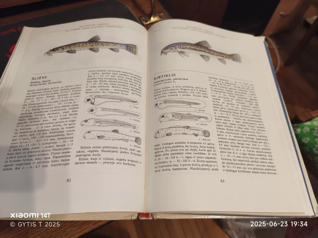 Lietuvos žuvys - Juozas Virbickas, knyga 2