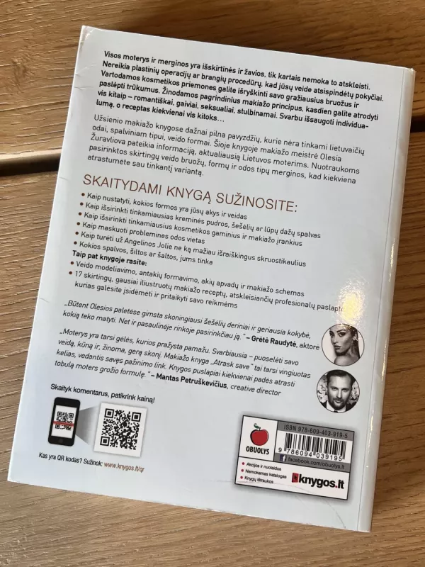 ATRASK SAVE. MAKIAŽO PASLAPTYS IŠ PROFESIONALŲ LŪPŲ - Olesia Žuravliova, knyga 3