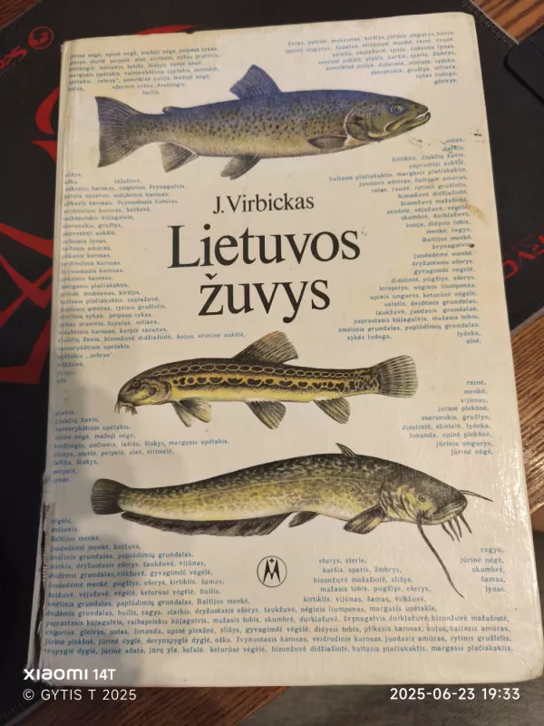 Lietuvos žuvys - Juozas Virbickas, knyga 3