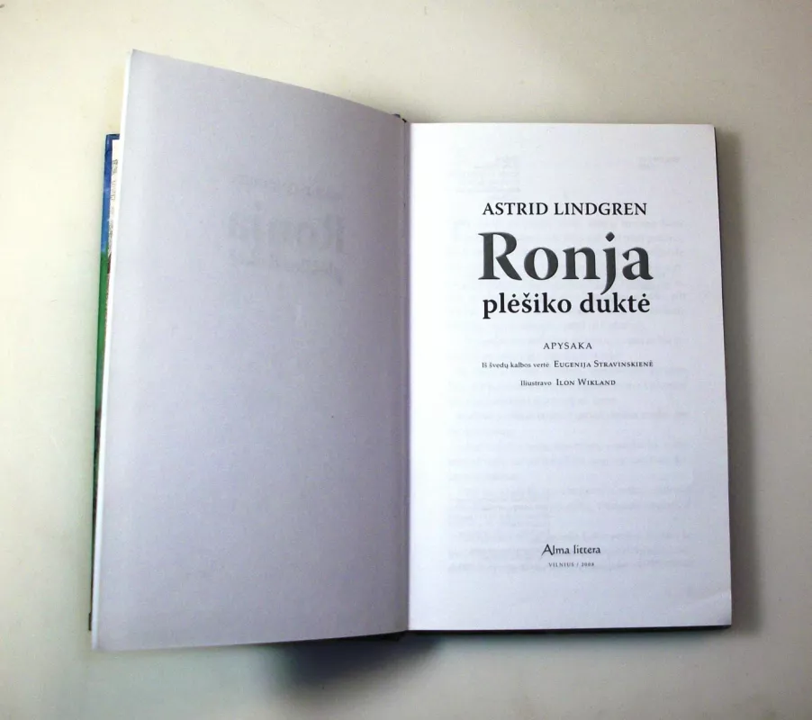 Ronja plėšiko duktė - Astrid Lindgren, knyga 6