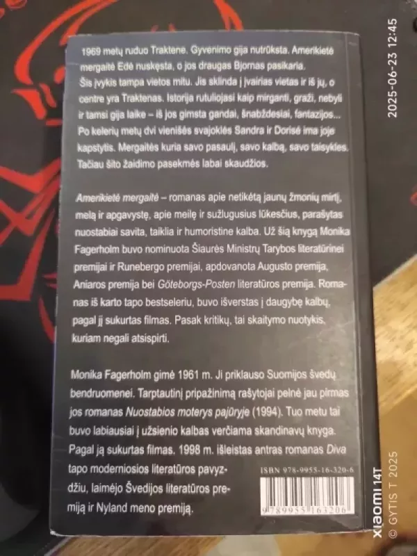 Amerikietė mergaitė - Monika Fagerholm, knyga 2