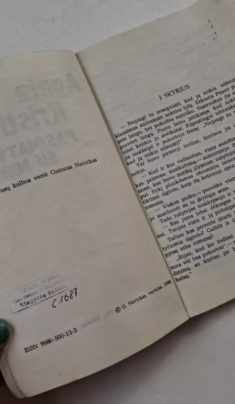 Pasimatymas su mirtimi - Agatha Christie, knyga 3