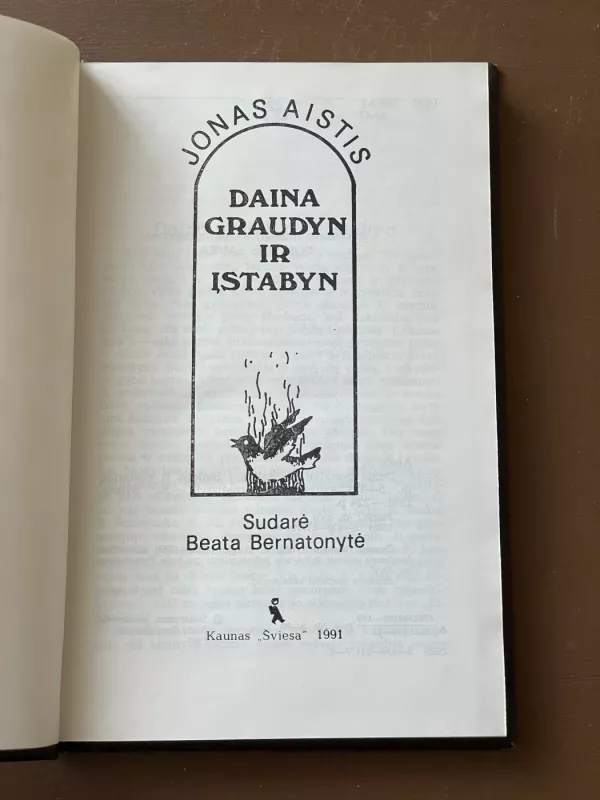 Daina graudyn ir įstabyn - Jonas Aistis, knyga 3