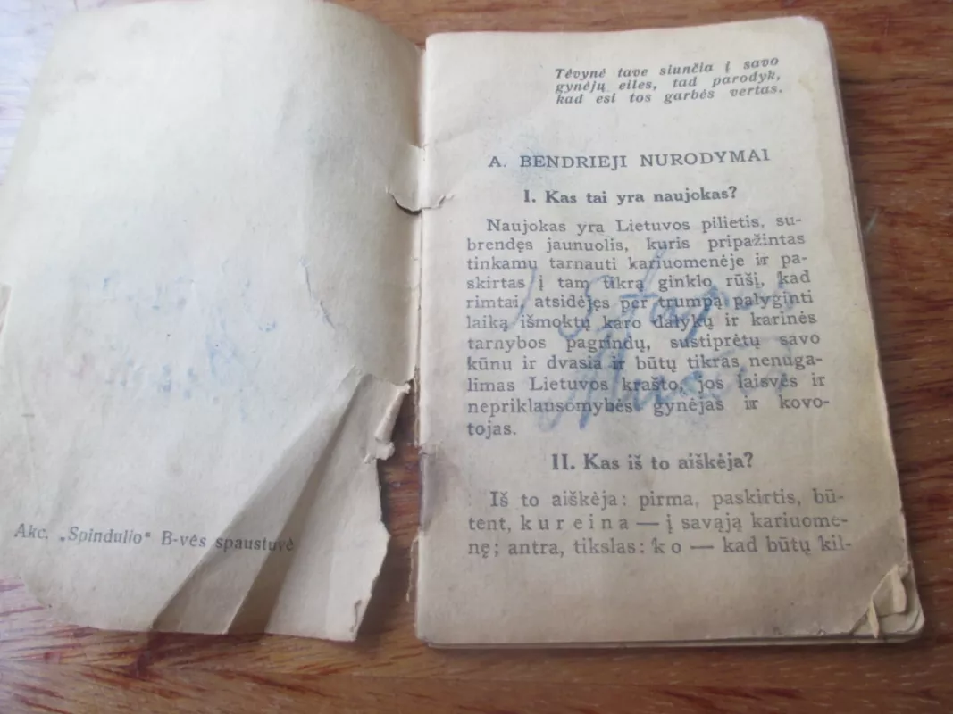 Ką turi žinoti kiekvienas naujokas - Krašto apsaugos ministerija, knyga 6