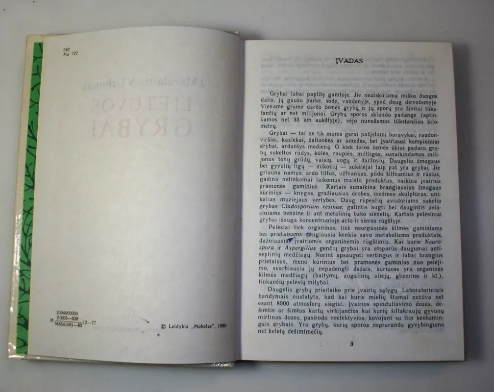 Lietuvos grybai - J.Mazelaitis, V.Urbonas, knyga 6