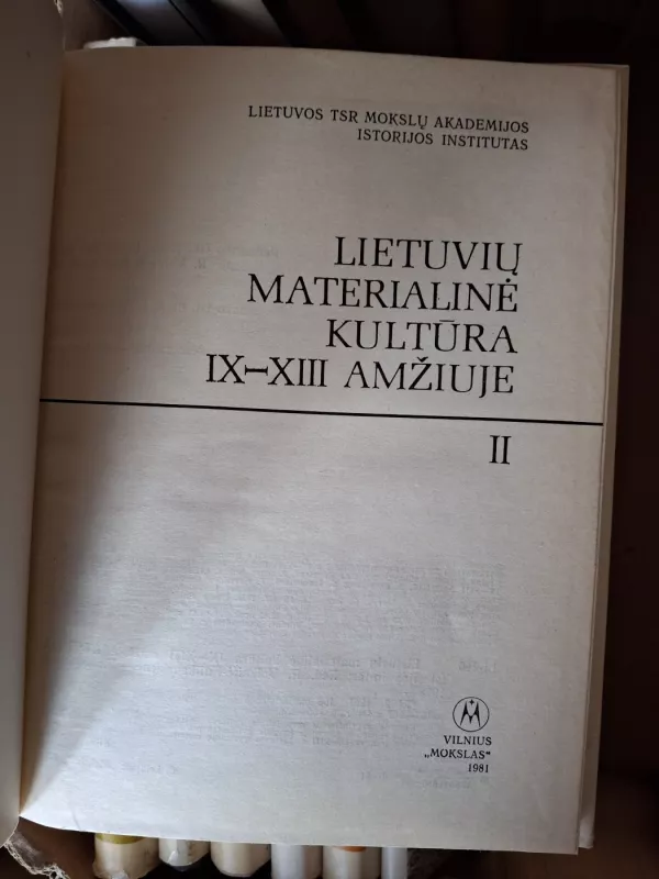 Lietuvių materialinė kultūra IX-XIII a. (II tomas) - R. Volkaitė-Kulikauskienė, knyga 3