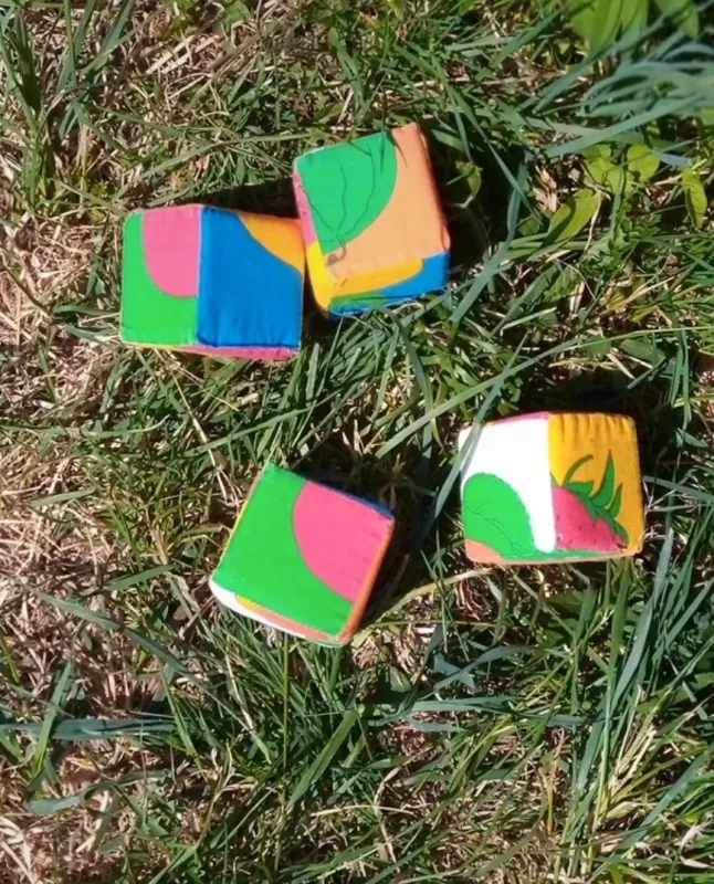 Dėlionė kūdikiams - minkštos kaladėlės - , stalo žaidimas 2