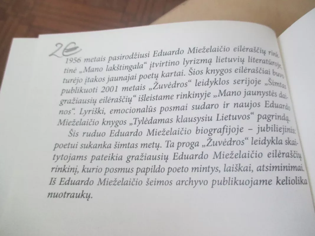 Tylėdamas klausysiu Lietuvos - Eduardas Mieželaitis, knyga 5