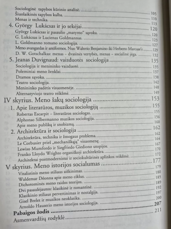 Meno sociologija - Algirdas Gaižutis, knyga 5