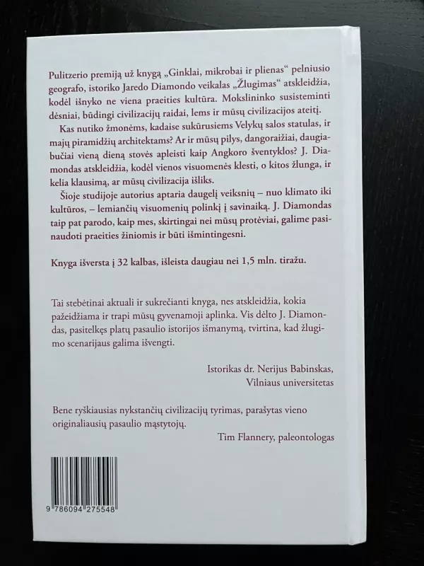 Žlugimas. Kaip visuomenės pasirenka sėkmę arba pragaištį - Jared Diamond, knyga 3