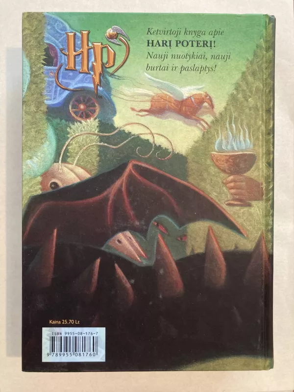 Haris Poteris ir Ugnies taurė - Rowling J. K., knyga 3