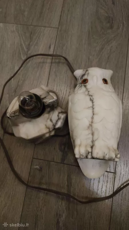 Šviestuvas marmurinis apuokas - , namai ir interjeras 4