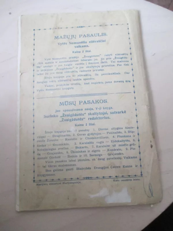 Žvaigždutė 1932 m. Nr. 19 - Autorių Kolektyvas, knyga 4