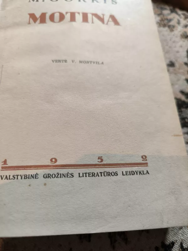 Motina - Maksimas Gorkis, knyga 3