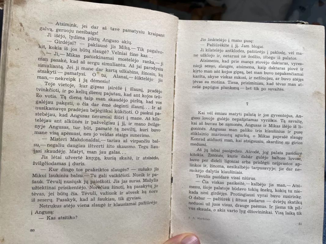 As moku sokineti per balas - A. Maršalas, knyga 3
