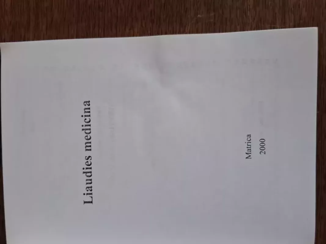 Liaudies medicina - Autorių Kolektyvas, knyga 4