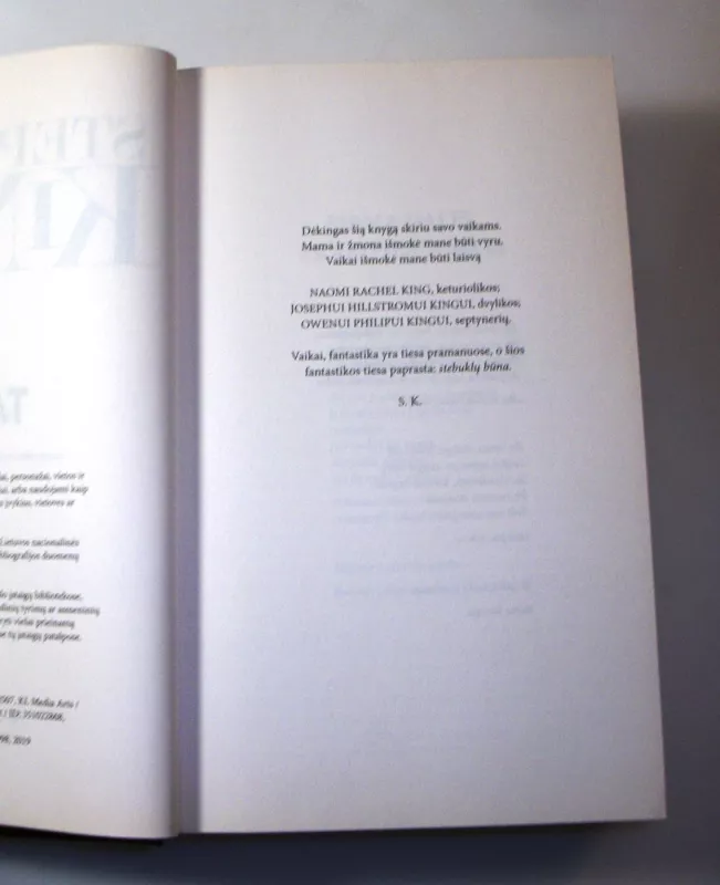 Tas - Stephen King, knyga 6