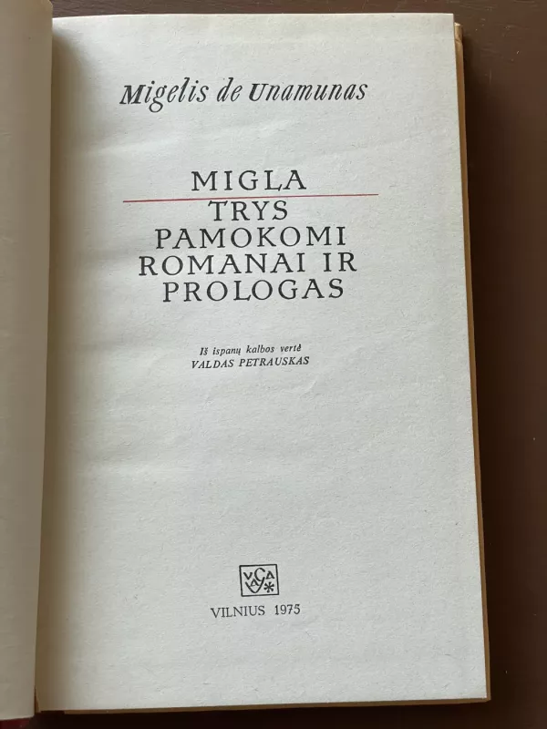 Migla. Trys pamokomi romanai ir prologas - Autorių Kolektyvas, knyga 3