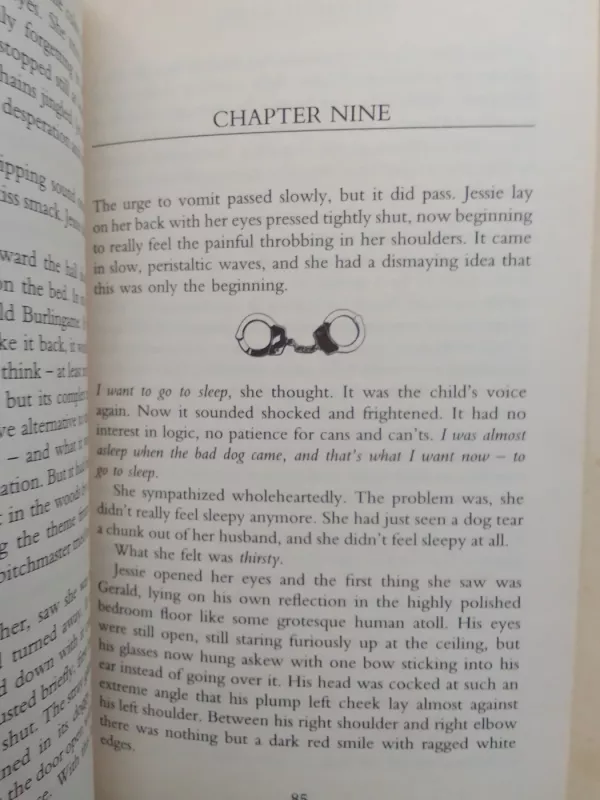 Gerald's Game - Stephen King, knyga 6