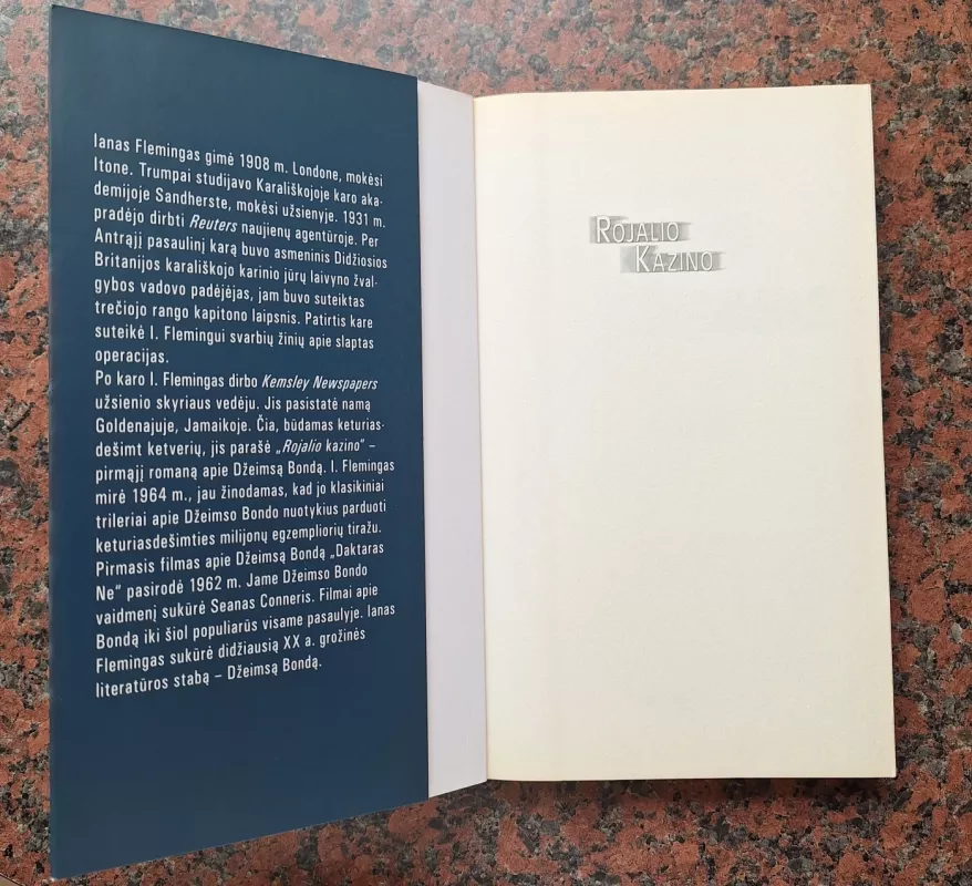 Rojalio kazino - Ian Fleming, knyga 3