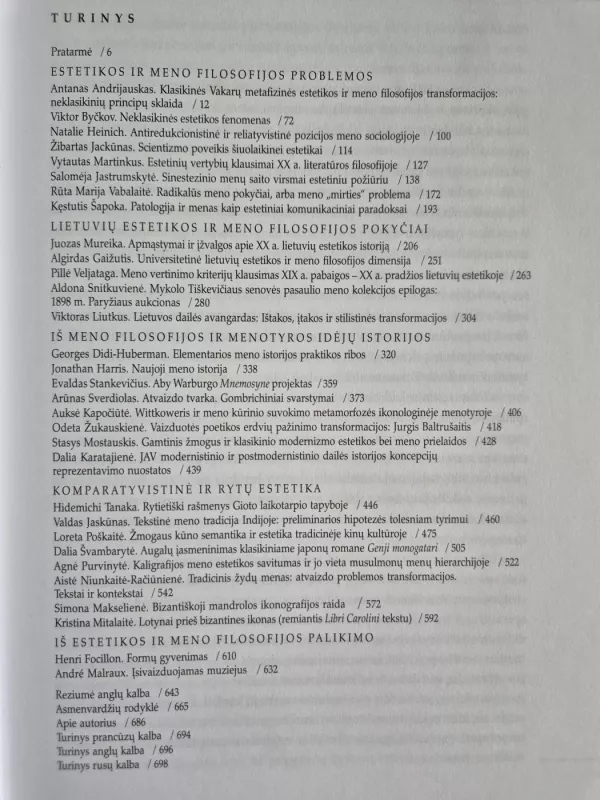 Estetikos ir meno filosofijos transformacijos - Antanas Andrijauskas, knyga 3