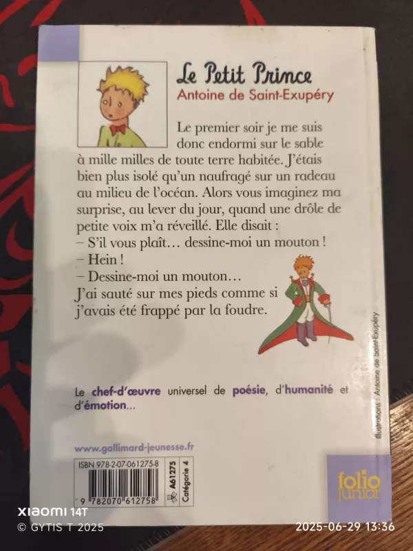 Le petit prince - Der kleine Prinz (Mažasis princas originalo kalba) - Antoine de Saint-Exupéry, knyga 3