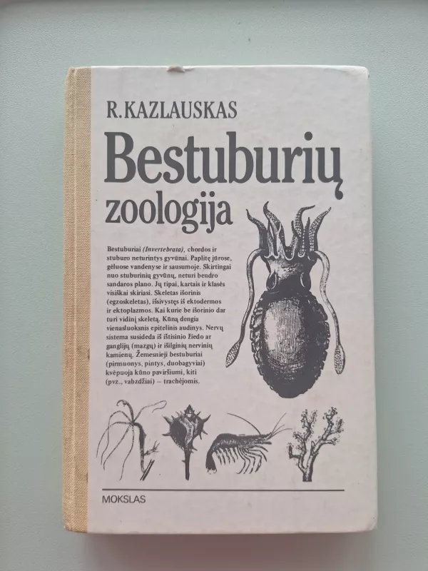 Bestuburių zoologija - Ričardas Kazlauskas, knyga 2