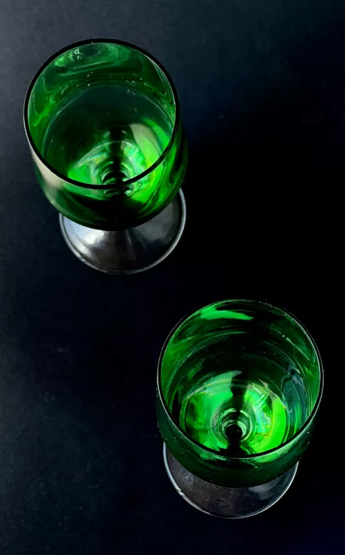 Dvi dailios vyno taurės - , namai ir interjeras 4