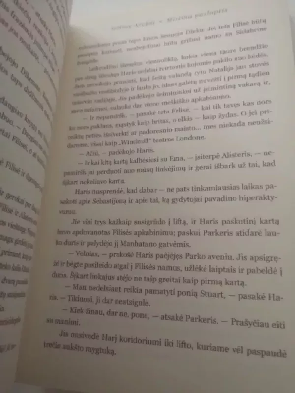 Mirtina paslaptis - Jeffrey Archer, knyga 5