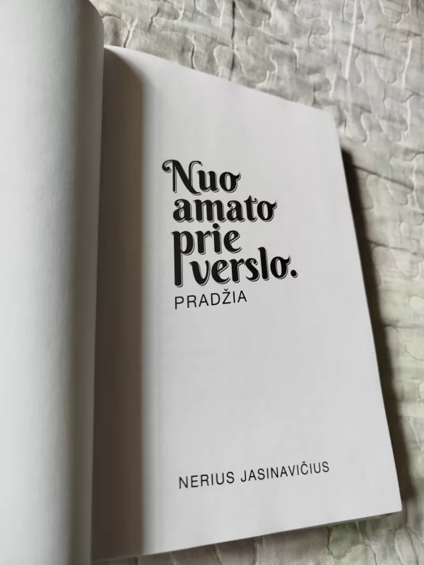 Nuo amato prie verslo - Nerius Jasinavičius, knyga 3