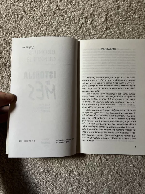 Istorija ir mes - Bronius Genzelis, knyga 4