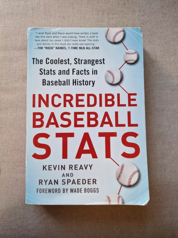 Incredible Baseball Stats - Kevin Reavy, knyga 2