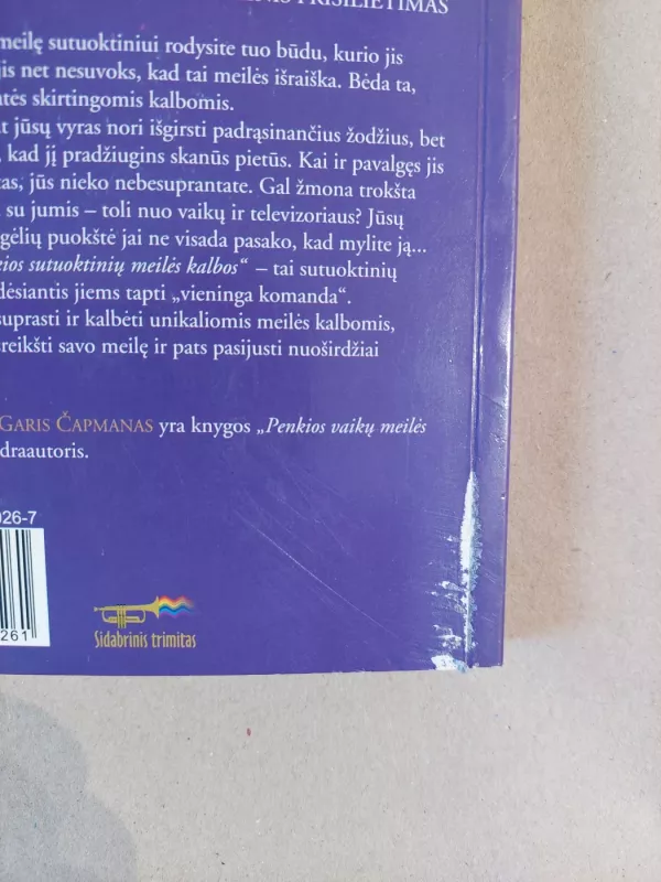 Penkios sutuoktinių meilės kalbos - Gary Chapman, knyga 3