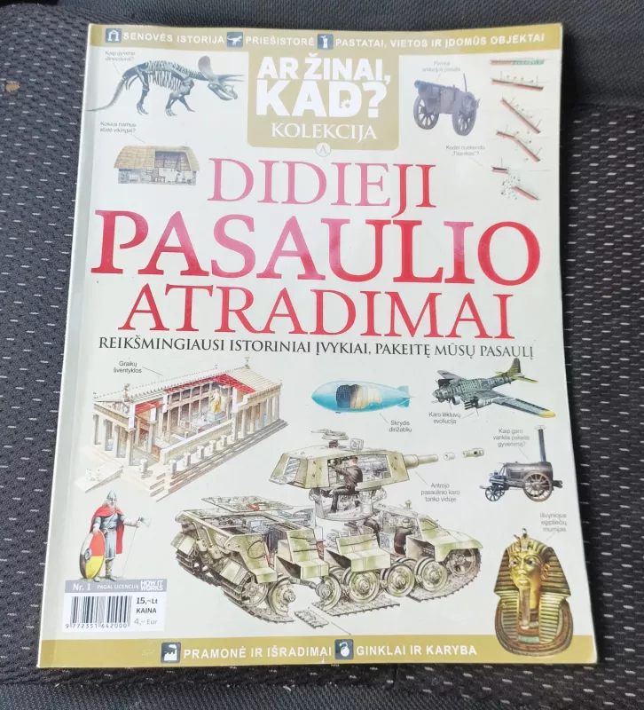 Ar žinai kad? Didieji pasaulio atradimai - Redaktorių kolegija, knyga 2