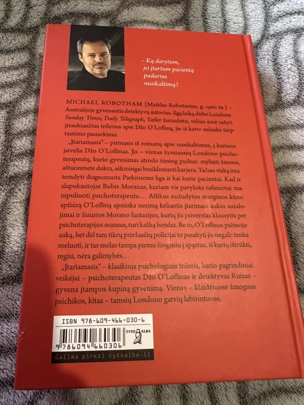 Įtariamasis. Džo O’Loflino byla Nr.1 - Michael Robotham, knyga 3