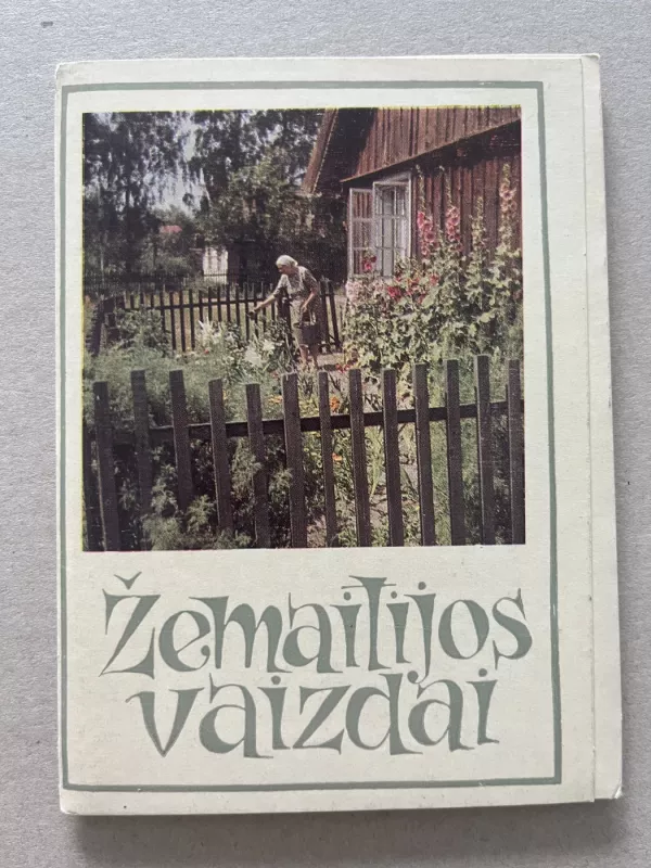 Atvirukų komplektas Žemaitijos vaizdai - V. Sparnaitis, knyga 2