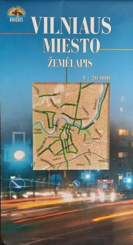 Vilniaus miesto žemėlapis - Autorių Kolektyvas, knyga 2