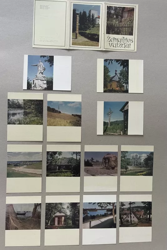 Atvirukų komplektas Žemaitijos vaizdai - V. Sparnaitis, knyga 3