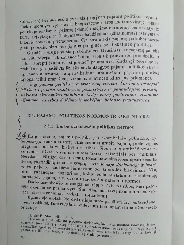 Pajamų politika ir ekonomikos stabilizavimas - Gitanas Nausėda, knyga 6