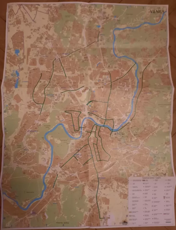 Vilniaus miesto žemėlapis - Autorių Kolektyvas, knyga 4