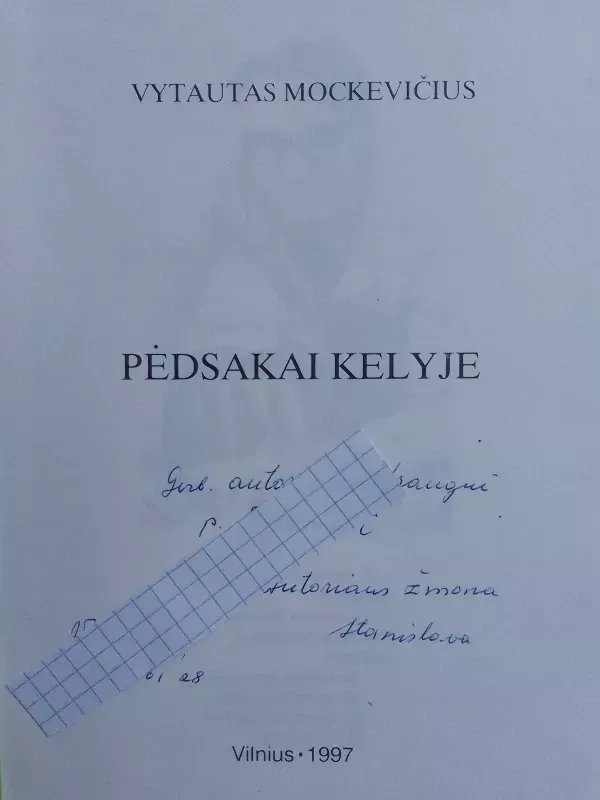 Pėdsakai kelyje - Vytautas Mockevičius, knyga 3