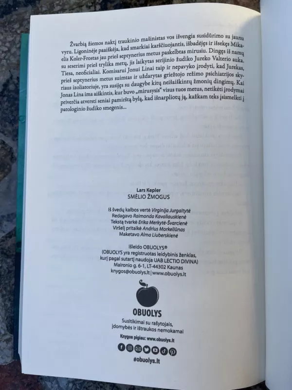 Smėlio žmogus - Kepler Lars, knyga 4