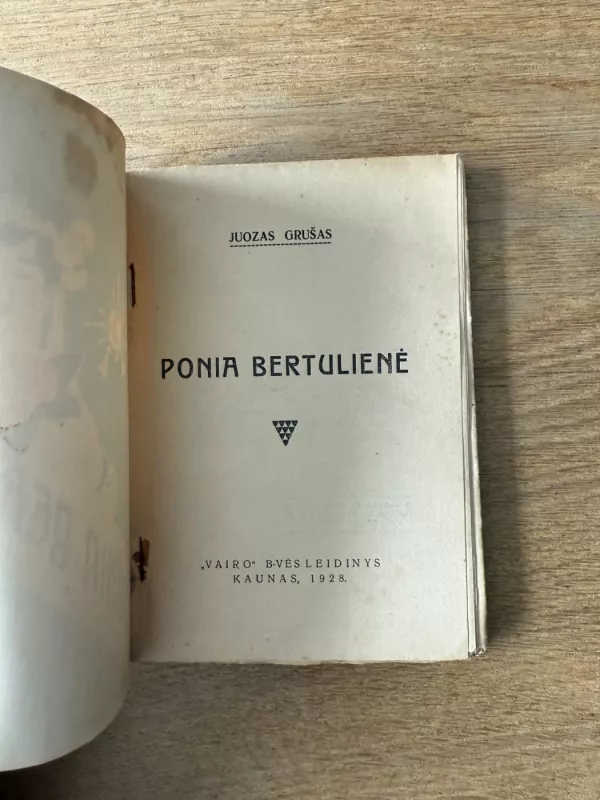 Ponia Bertulienė - Juozas Grušas, knyga 3