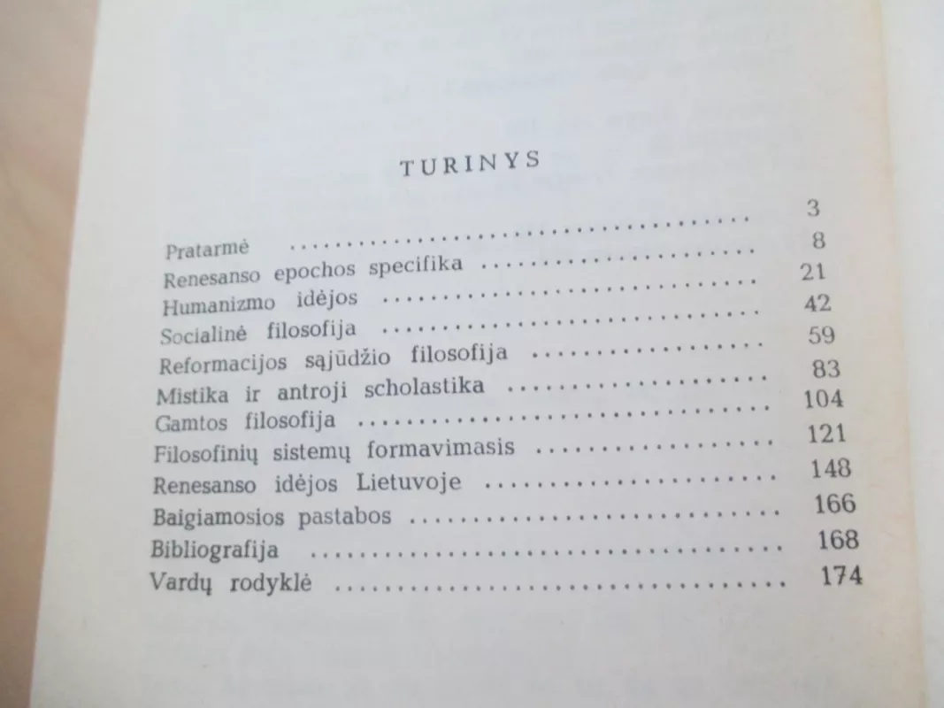 Renesanso filosofijos metmenys - Bronius Genzelis, knyga 5